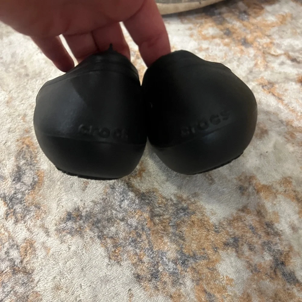 CROCS Brooklyn Flat Black Size 9